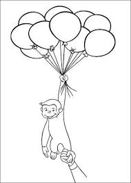 In some of these curious george coloring pages, you can see him having a good time with ted. Kids N Fun Com 30 Coloring Pages Of Curious George