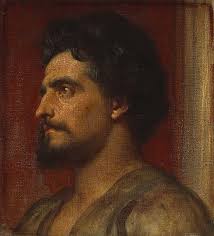 Samson (1858) by Frederic Leighton