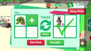 ⭐️neon fly ride nfr kangaroo adopt me pet roblox⭐️. Ride Turtle For Ride Kangaroo Would You Accept Adopt Me Trades Roblox Adopt Me Trade Adopt Me Trade