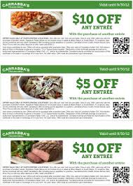 10 Off A Second Entree And More At Carrabbas Italian Grill Coupon Via The Coupons App Italian Grill Pasta Appetizers Entrees
