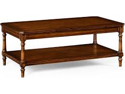 Jonathan Charles Country Farmhouse Medium Walnut 52 X 30 Rectangular Coffee Table Solid Wood Coffee Table Victorian Coffee Tables Walnut Coffee Table