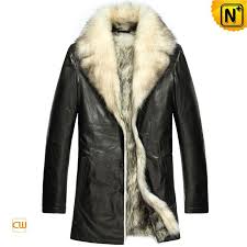 Cwmalls Mens Fur Coat Cw855418 Mens Fur Coat Lambskin Coat Mens Fur