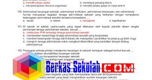 Apakah kamu sedang mencari contoh soal latihan untuk tes tertulis pppk (pegawai pemerintah dengan perjanjian kerja)? Soal Pretest Pkb 2017 Kepala Sekolah Dengan Kunci Jawaban Berkas Sekolah