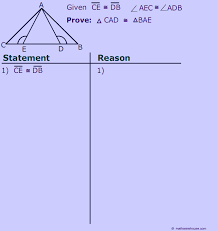 You should use proper notation for angles, segments, triangles, congruent, parallel, etc. Proofs Involving Isosceles Triangles Theorems Examples And Practice Proofs