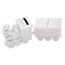 Personalised Train Money Box In 2020 Bank Gifts Money Box Baby Christening Gifts