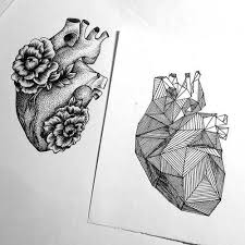 Pinterest Darkfrozenocean Art Artistic Brush Paint Draw Paper Watercolour Sketch Sketchbook Pencil Tattoos Heart Tattoo Geometric Tattoo