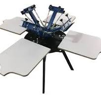 Macchina da stampa serigrafica a 4 stazioni a 4 colori con supporto  stampante per serigrafia attrezzatura per camicia fai-da-te