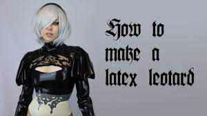 Making a latex leotard for cosplay (NieR:Automata 2B cosplay series) -  YouTube