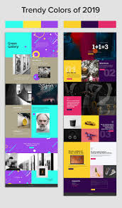 Trendy Colors Of 2019 Colorful Website Design Web Design Color Web Development Design