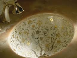 decorated basin idea by kohler get