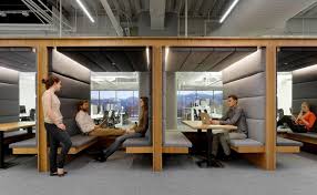 Square Headquarters San Francisco Office Snapshots Office Interior Design Office Booth Booth Seating