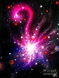 Pink white purple blue aqua green mint green sparkle galaxy. Pink Purple Galaxy Painting By Sofia Metal Queen
