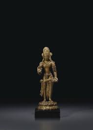 Tribhanga is a classic stance in indian sculpture that emphasizes the flowing, sensual line of the figure. Lot Art A Rare Gilt Bronze Figure Of Vajrapani Nepal Licchavi Period 9th 10th Century