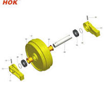 China Excavator parts/undercarriage /idler assy/PC300 Track ...