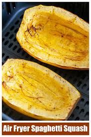 Air Fryer Spaghetti Squash In 2020 Spaghetti Squash Spagetti Squash Recipes Cooking Spaghetti Squash