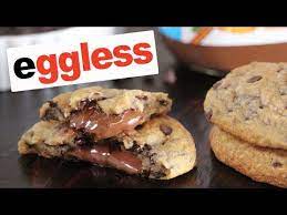 Chocolate chunks, unlike chips, melt in the cookies and remain gooey and yummy for as long as the cookies last. Eggless Chocolate Chip Nutella Cookies How Tasty Channel Youtube Eggless Chocolate Chip Cookies Nutella Recipes Eggless Cookie Recipes