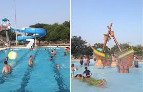 Micki Krebsbach Swimming Pool Pirate Ship Splash Pad Pool Water Park City