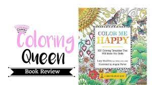 This kit is designed for busy adults and formatted to fit easily in your bag and includes the pencils and crayons for people on the go! Color Me Happy Adult Coloring Book Review Youtube