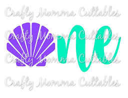 Hey I Found This Really Awesome Etsy Listing At Https Www Etsy Com Listing 530646615 Seashell One Svg Mermaid Birthday Party Mermaid Birthday Monogram Decal