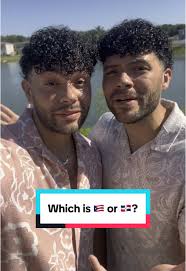 Which Twin is 🇵🇷 & which twin is 🇩🇴? #fyp #foryoupage #puertorico  #puertorican #dominican #dominicanrepublic #español #spanishtiktok  #spanishteacher #boricua #hispanic