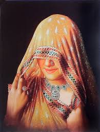 Pin By Maneesh On Painting In 2020 Indian Women Painting Female Art Painting Rajasthani Painting
