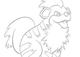 Arcanine, fire type, growlithe, pokemon. Arcanine Coloring Pages Coloring4free Com