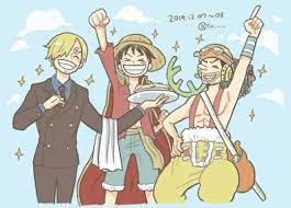 Luffy Sanji And Ussop One Piece Anime One Piece One Piece Fanart