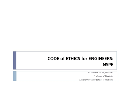 The code of ethics was most recently updated on october 26, 2020. Code Of Ethics For Engineers Nspe Ppt Video Online Download