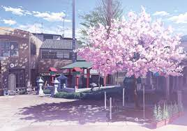 花ふぶき 桜 枝垂れ桜 画像 二次画像 背景 風景 素材 7 jpg 2012 1408 木の壁紙 風景 アニメの風景