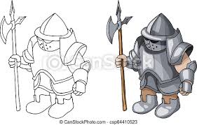 Republican as a brave knight. Cartoon Medieval Knight With Shield And Spear Isolated On White Background Cartoon Full Body Armor Suit European Like Canstock