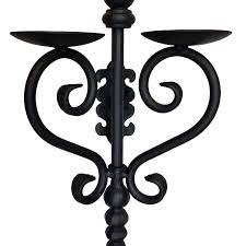 Wrought iron candle holder medium pillar candle heavy base black. List Of Products Tagged Large Metal Wall Sconces Candle Holders Shoreline Ornamental Iron