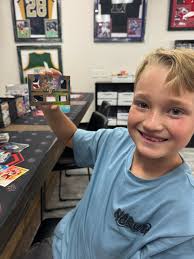 Three boxes left. We jokingly said can we hold all three to see which one  has the NFL shield in it! Guess we chose right no shield but we will take  it !