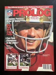 1989 NFL PROLOG Magazine JOE MONTANA San Francisco 49ers HOF Joe Cool!