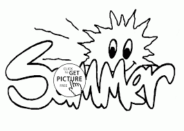 You can use our amazing online tool to color and edit the following summer scene coloring pages. Sunny Summer Coloring Page For Kids Seasons Coloring Pages Coloring Home