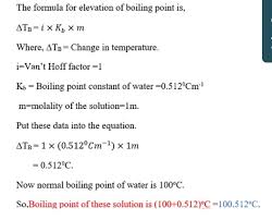 Determine the thermodynamic boiling point of water. How To Calculate Determine The Boiling Points Of 1m Solutions Of Sugar Glucose Urea Sodium Brainly In