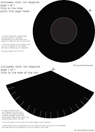 Free Printable Witches Hat Pattern If You Ve Run Out Of Black Paper Print This One Off For Free Great Witch Hat Diy Paper Pattern Free Printable Witch Hat