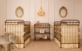 I did a bit of research, and decided that our best option was to use spray paint. Gold Cribs Project Nursery