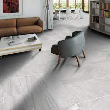 Grey is a color that looks relaxed, subtle, trendy, and even versatile. Blendstone Large Grey Floor Tiles In Modern Apartment Grey Floor Tiles Living Room Living Room Tiles Grey Floor Tiles
