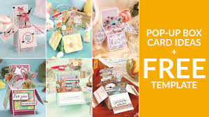 Cute little gift boxes are a lot of fun to make. Pop Up Box Card Template And Tutorials