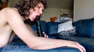 MILF sucks and fucks big dildo with creamy pussy