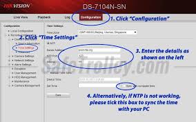 How To Change The Time Of The Hikvision Dvr Nvr Ip Camera Cctv Camera Ip Camera Cctv Singapore Ip Camera Cctv Camera Camera