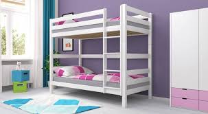 Aus sicherheitsgründen darf die matratze (separat erhältlich) nicht stärker als 19 cm sein. Etagenbett Stockbett Lars Weiss Lackiert Buche Massiv Vollholz