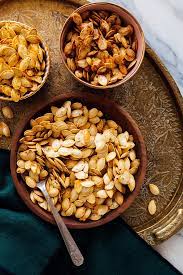 Perfect Roasted Pumpkin Seeds Recipe Cookie And Kate Recipe Pumpkin Seed Recipes Roast Pumpkin Pumpkin Recipes