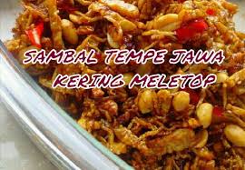 Sedikit cerita pengalaman saya waktu masih kuliah dan ngekos saya biasa membawa makanan tempe kering. Sambal Tempe Jawa Kering Meletop Home Facebook