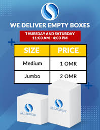 Empty Box Delivery We Deliver Every Sky Freight Oman Facebook