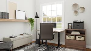 Designing a functional, modern home office requires careful planning to get that lovely balance between trendy and efficient. Get Inspiration From Masculine Spaces Modern Industrial Home Office Design By Spacejoy