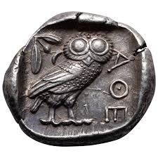 Ancient Greek Silver Owl Tetradrachm From Athens 454 Bc Ancient Greek Coin Ancient Coins Ancient Greek Ring