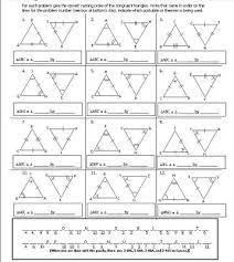 Test 1 (side, side, side) if all three sides of one triangle are the same as the lengths of the sides of the second triangle, then the two triangles are. Congruence And Similarity Worksheet With Answers Printable Worksheet Template