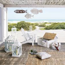 Lanterne Poisson En Metal Blanc Patine Idee Deco Bord De Mer Deco Maison Meuble