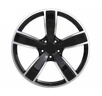 22 inch gloss black painting machine lip forged rims 5*130 ...